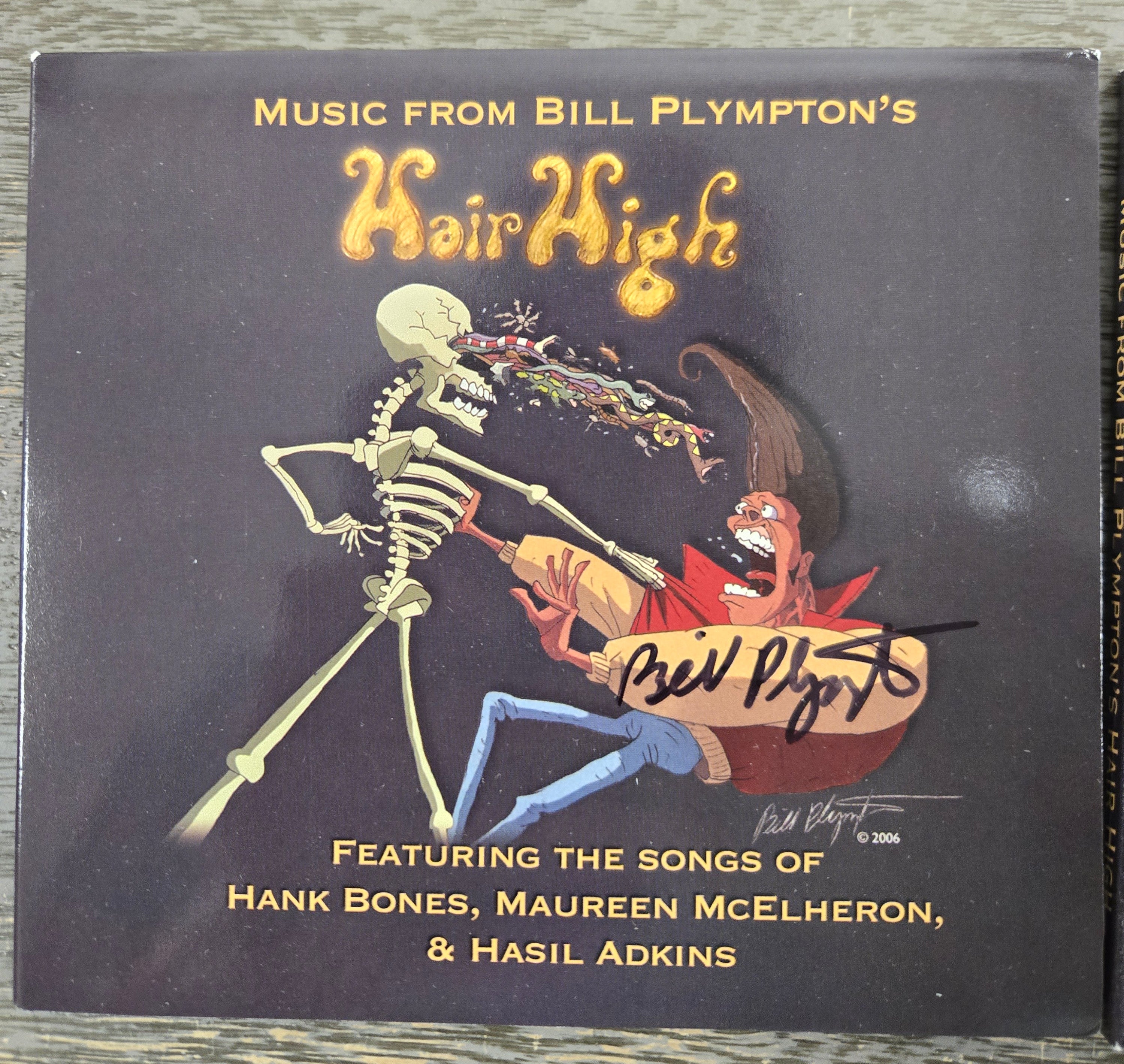 Bill Plympton's HAIR HIGH - Soundtrack CD (SIGNED BY BILL PLYMPTON!)