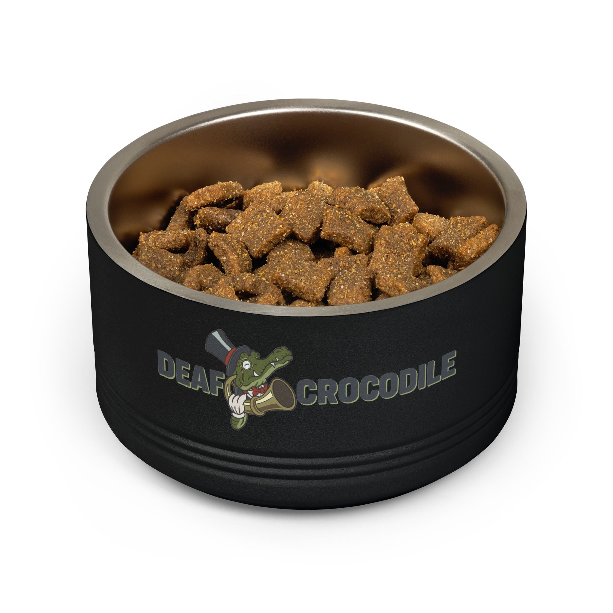Deaf Crocodile Pet Bowl, 18oz