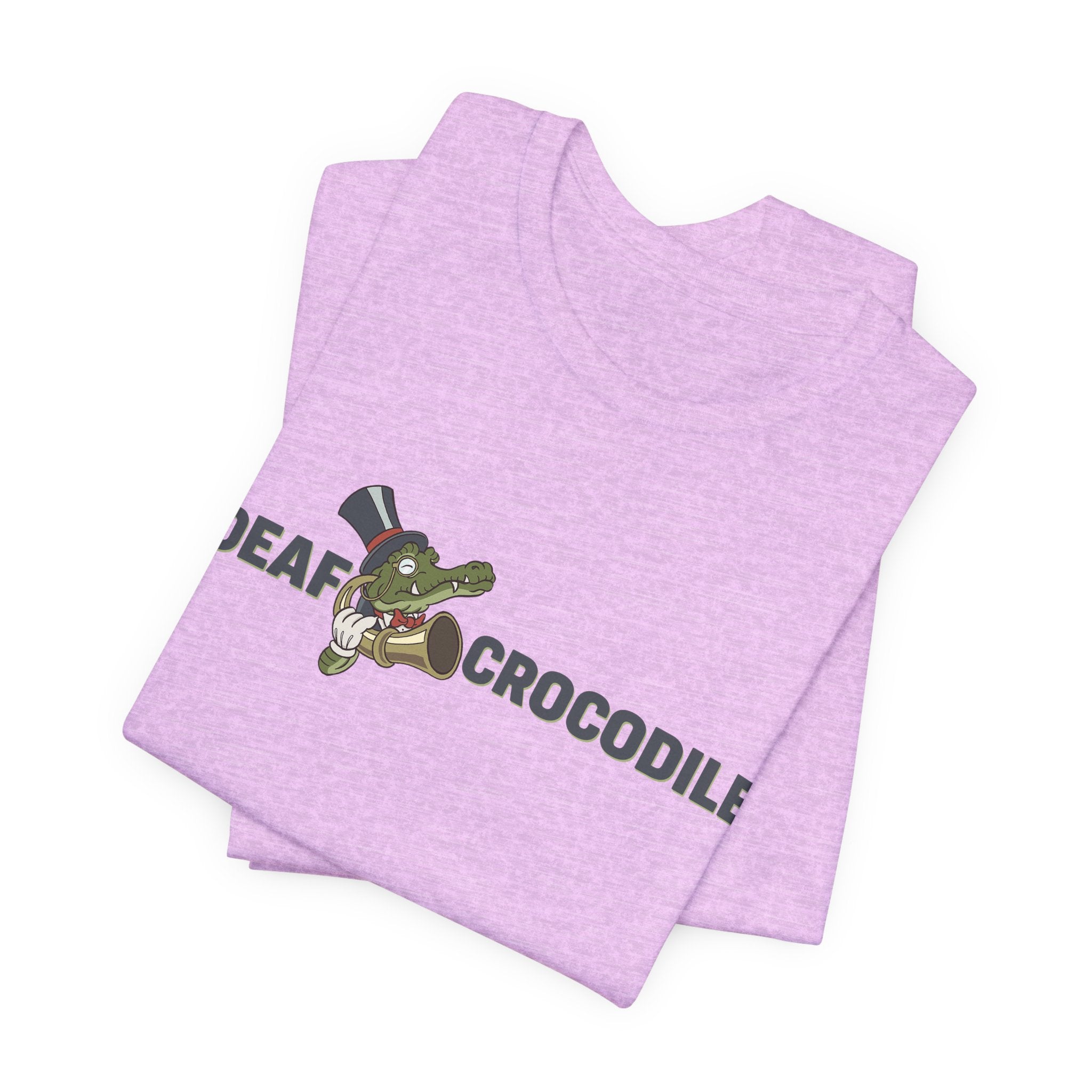 Deaf Crocodile Bella + Canvas 3001 Tee