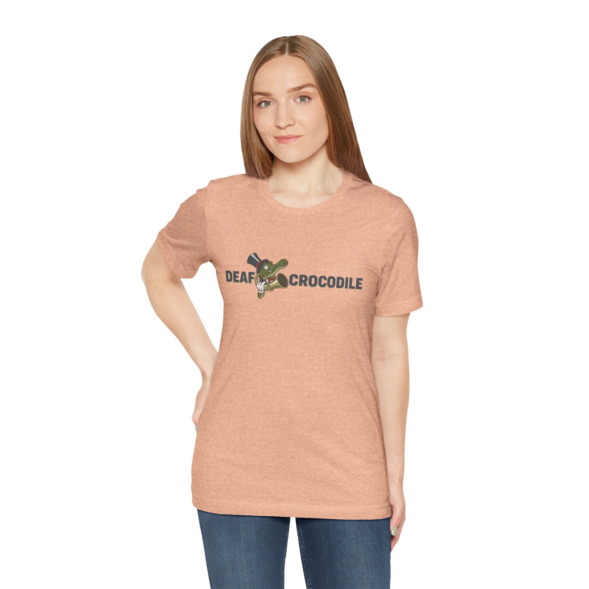 Deaf Crocodile Bella + Canvas 3001 Tee