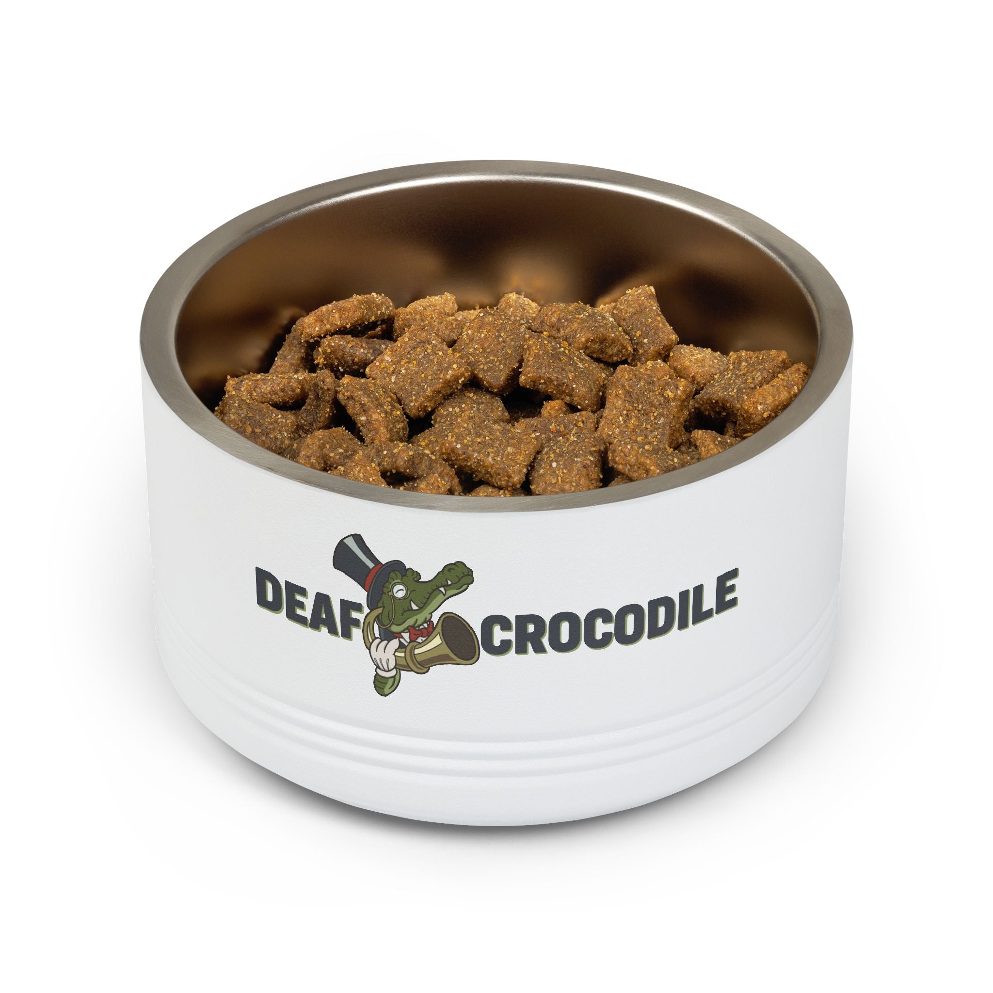 Deaf Crocodile Pet Bowl, 18oz