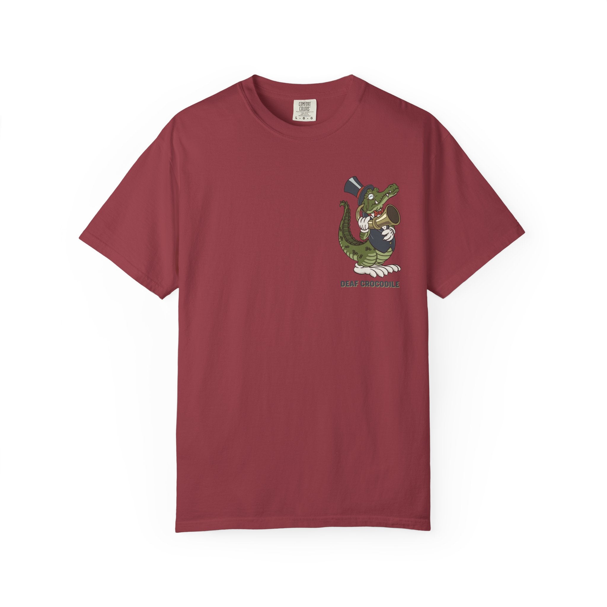 Deaf Crocodile T-Shirt (style C: Full Romero)