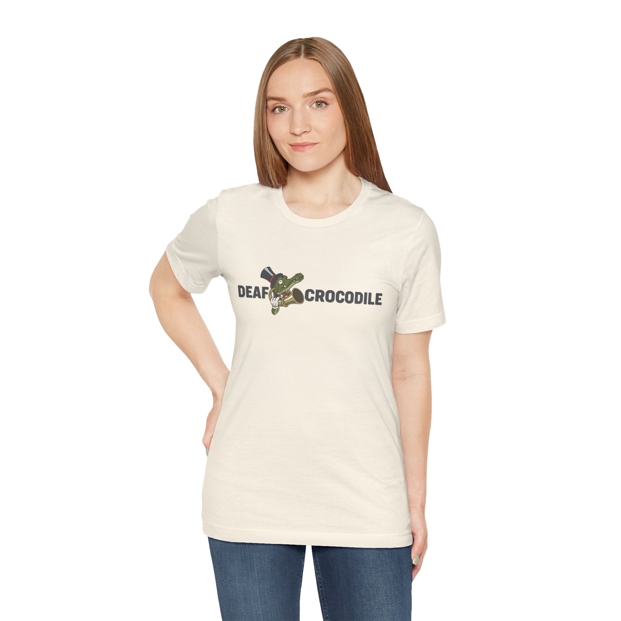 Deaf Crocodile Bella + Canvas 3001 Tee