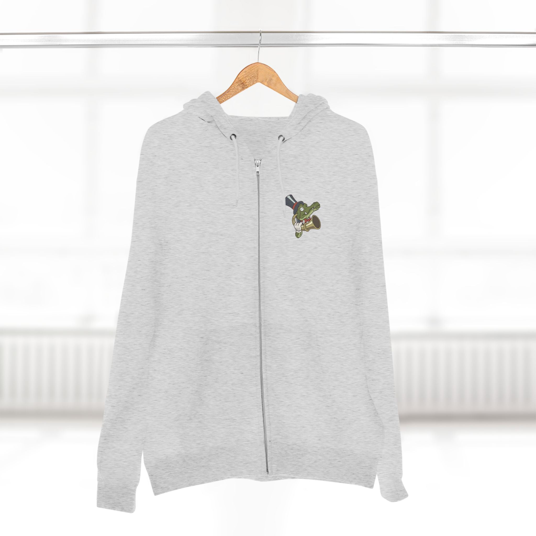 Deaf Crocodile Premium full zip hoodie