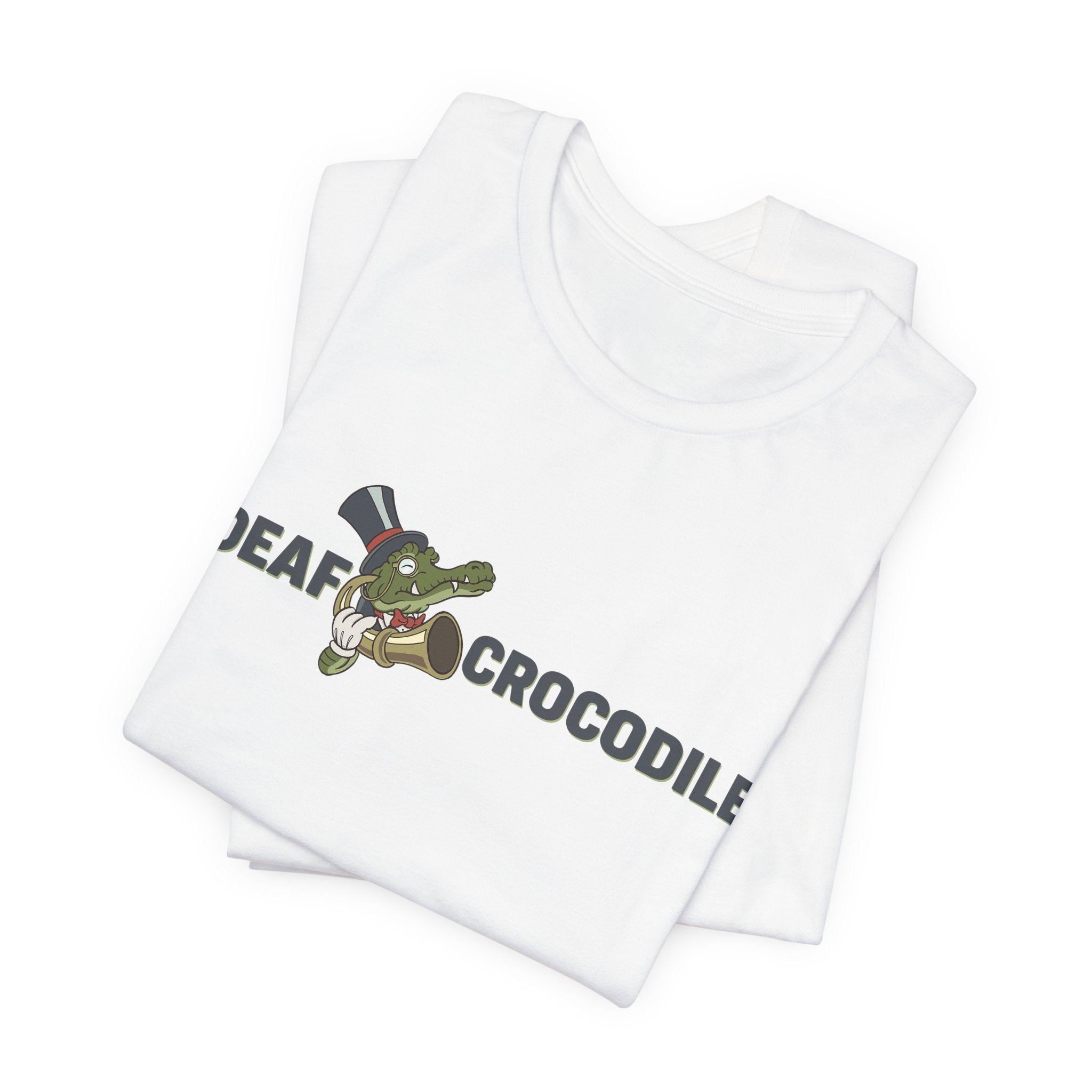 Deaf Crocodile Bella + Canvas 3001 Tee
