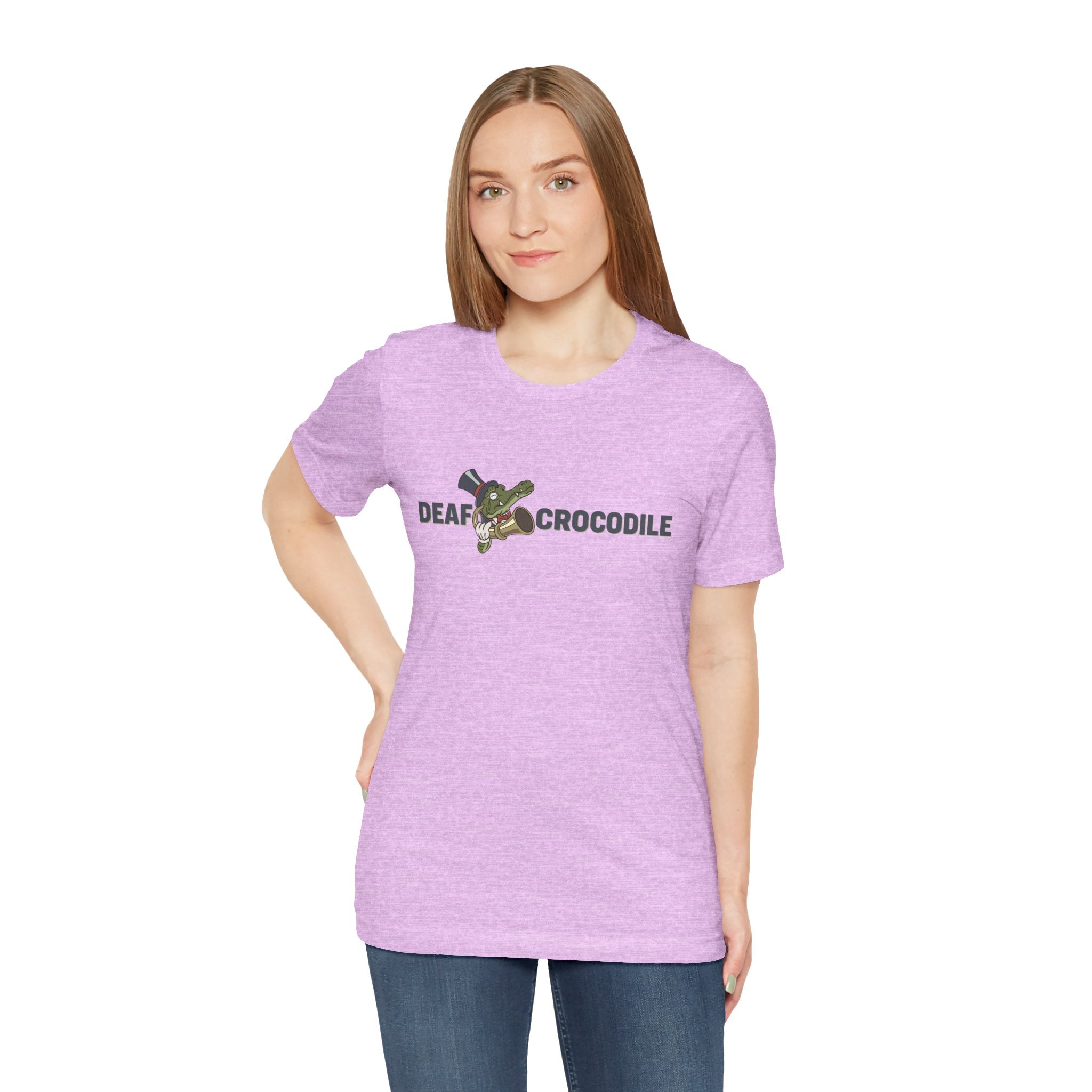 Deaf Crocodile Bella + Canvas 3001 Tee