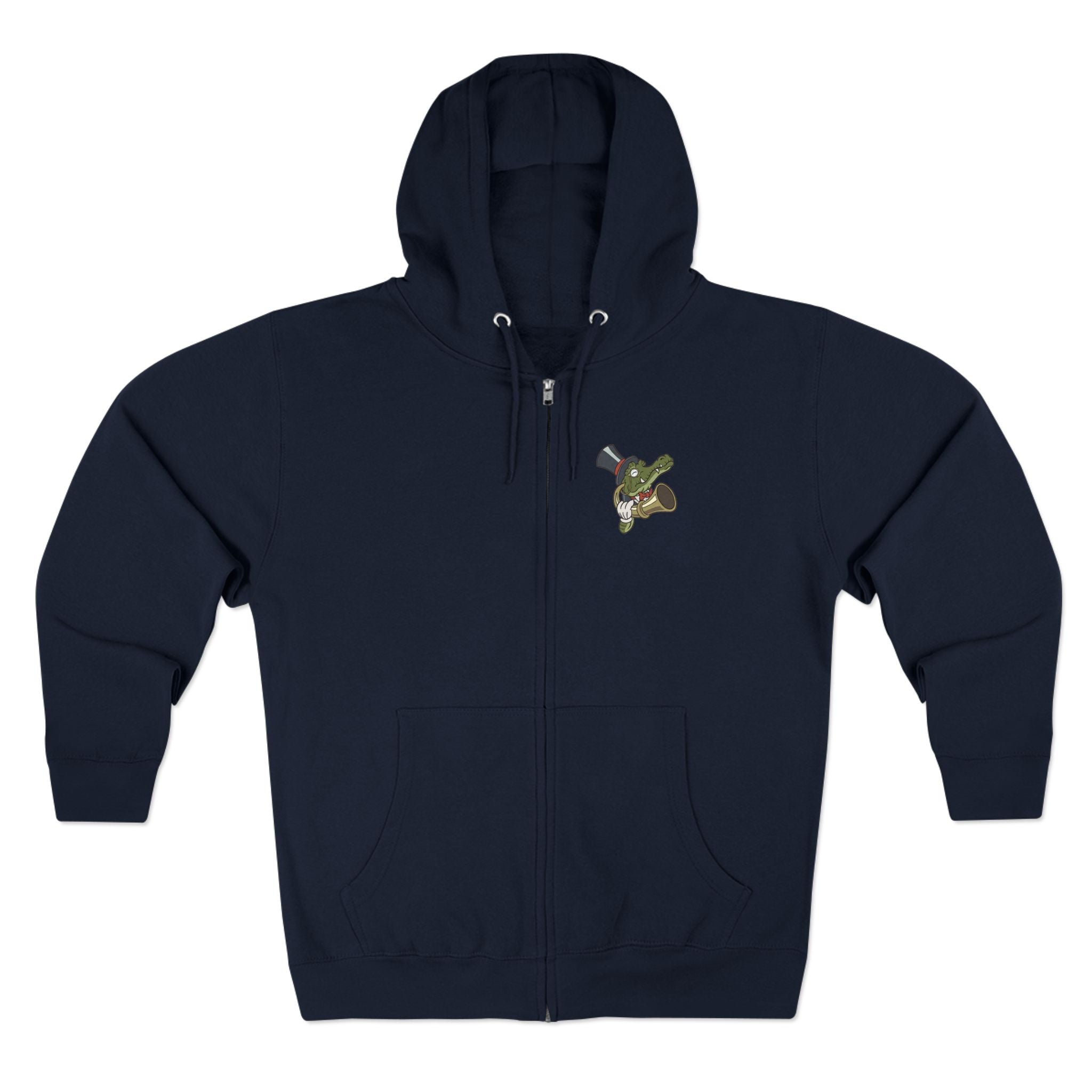 Deaf Crocodile Premium full zip hoodie