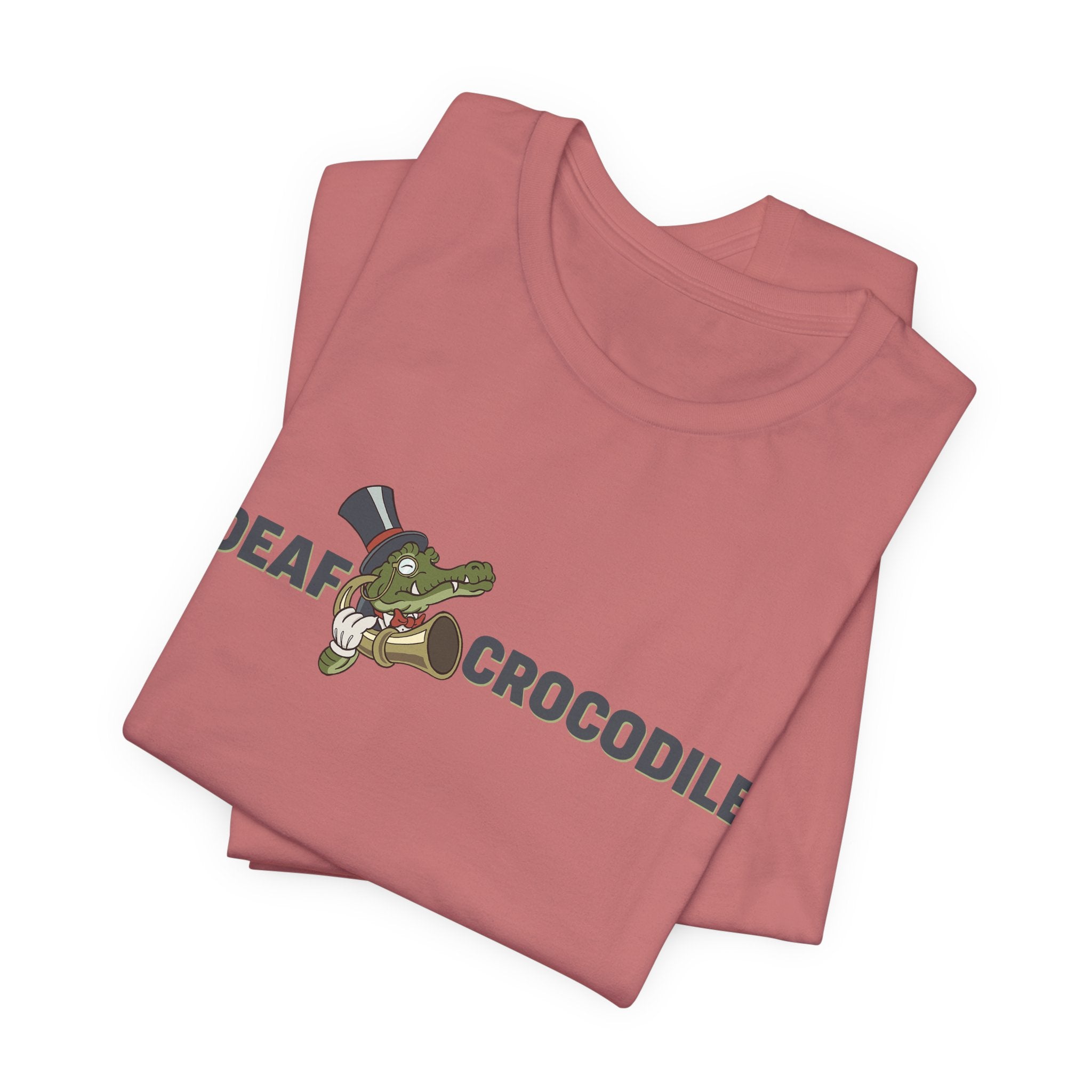 Deaf Crocodile Bella + Canvas 3001 Tee