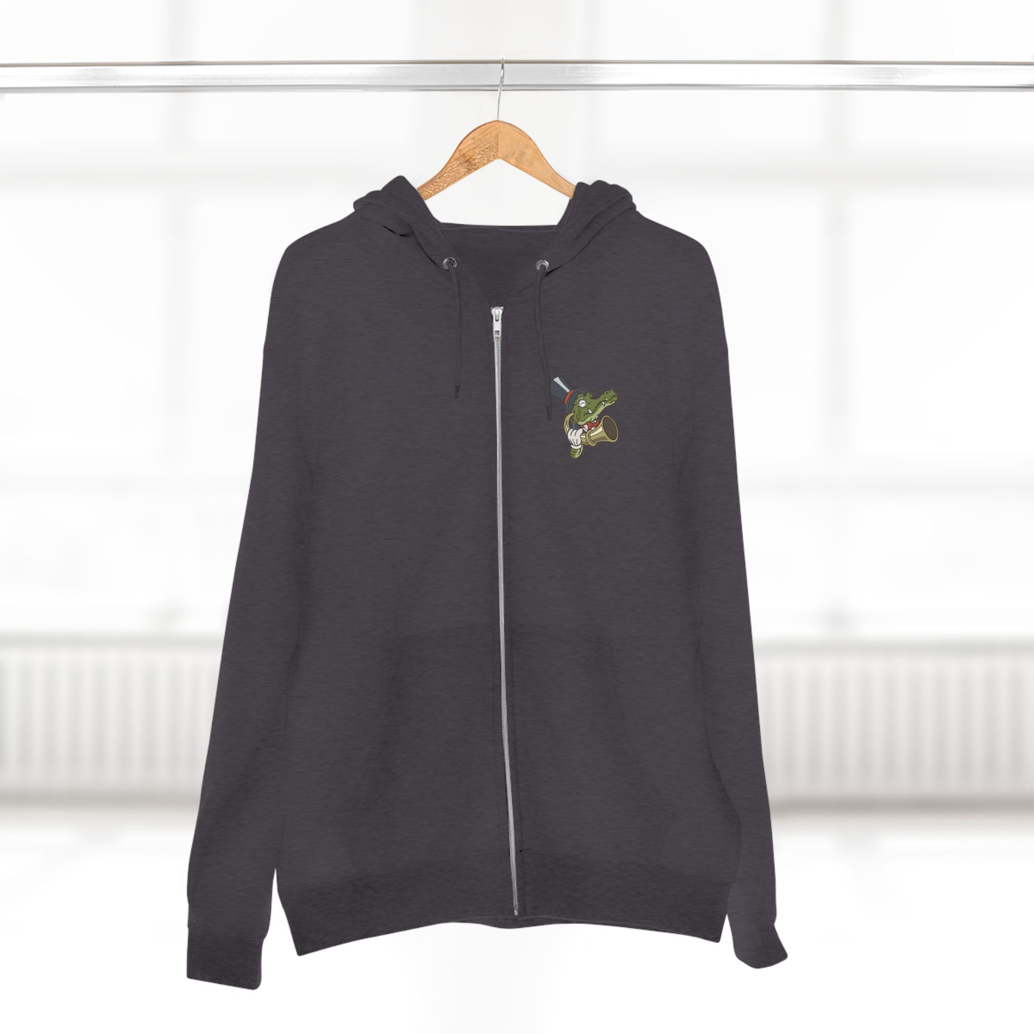 Deaf Crocodile Premium full zip hoodie