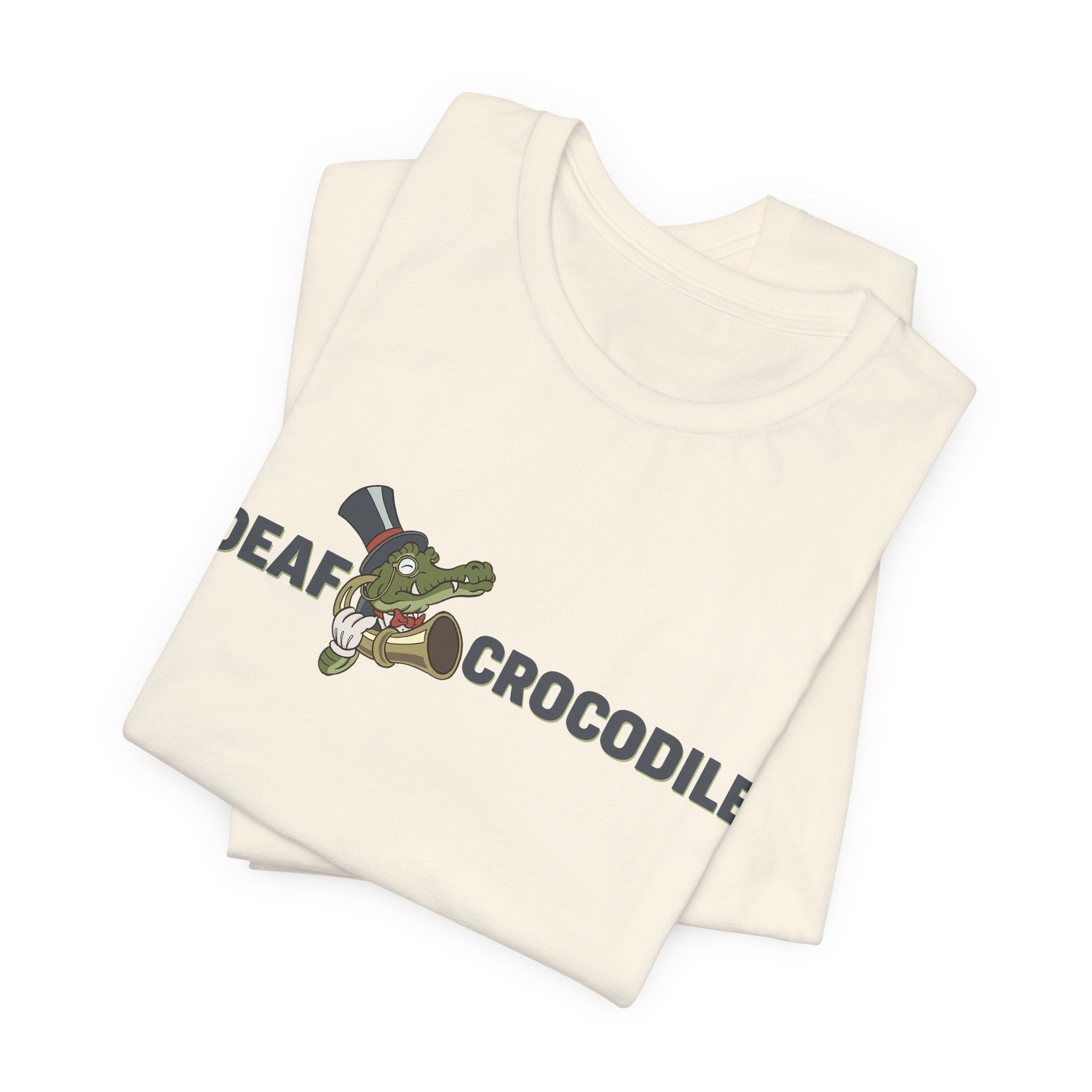 Deaf Crocodile Bella + Canvas 3001 Tee
