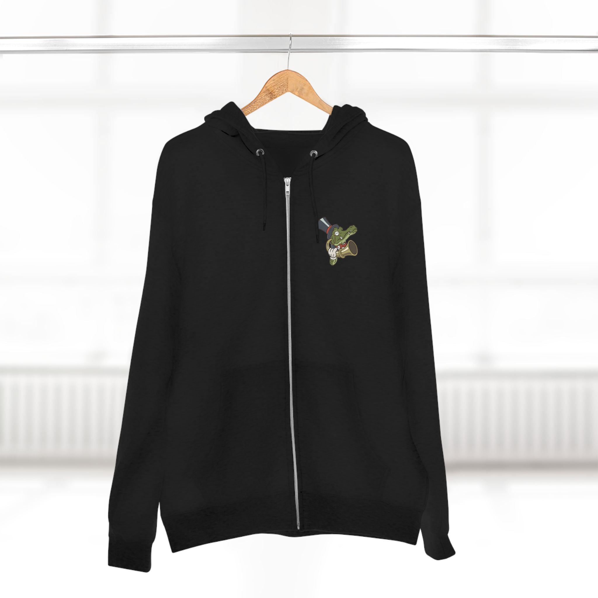 Deaf Crocodile Premium full zip hoodie