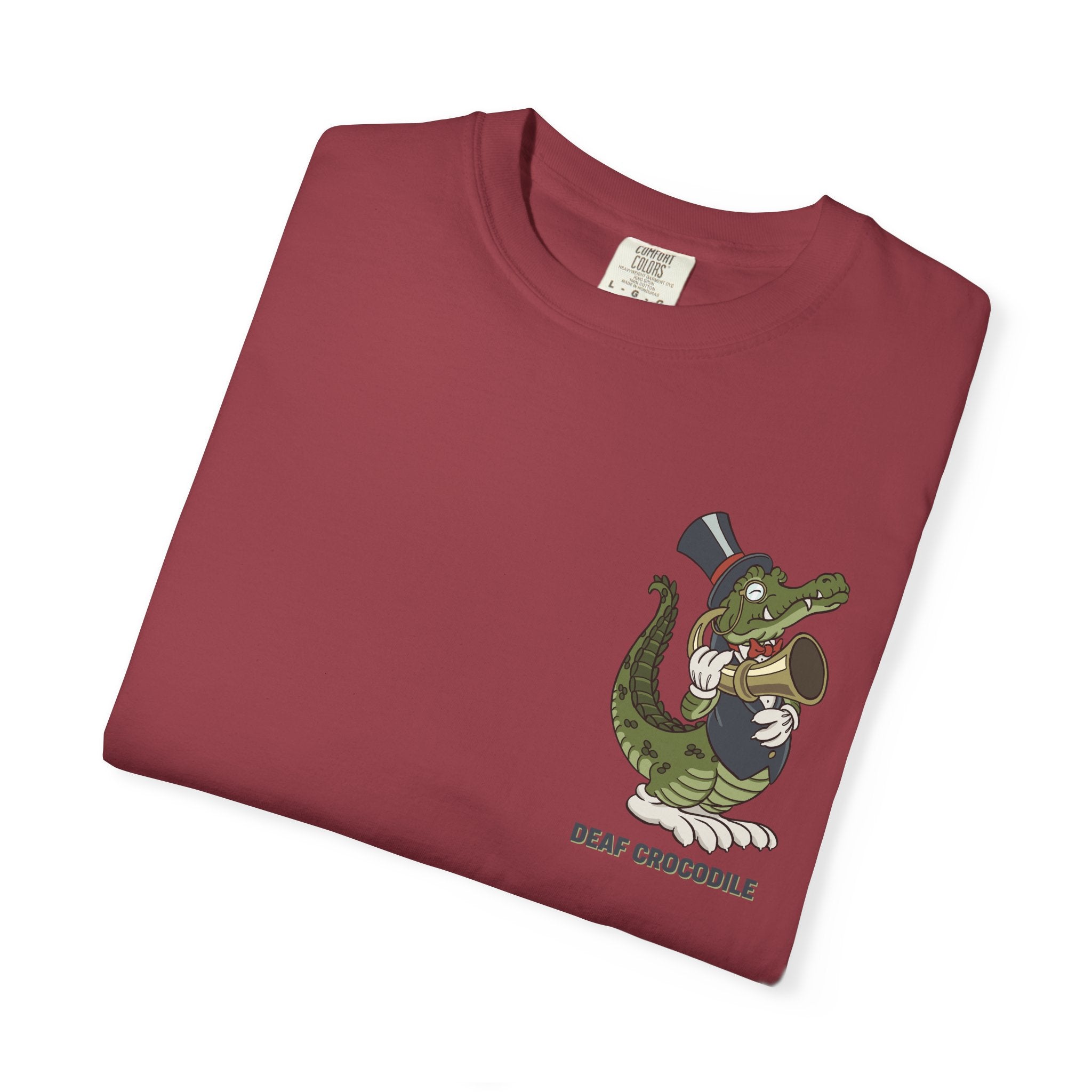 Deaf Crocodile T-Shirt (style C: Full Romero)