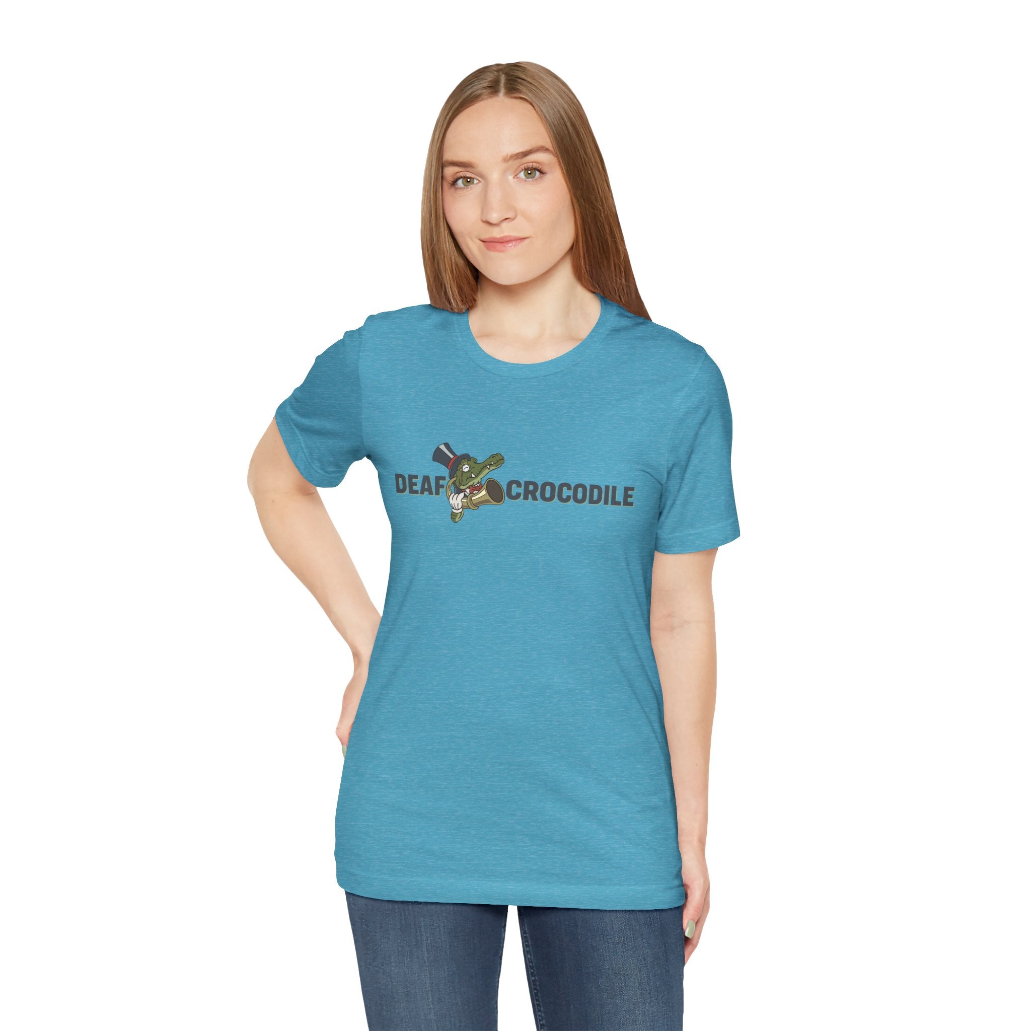Deaf Crocodile Bella + Canvas 3001 Tee