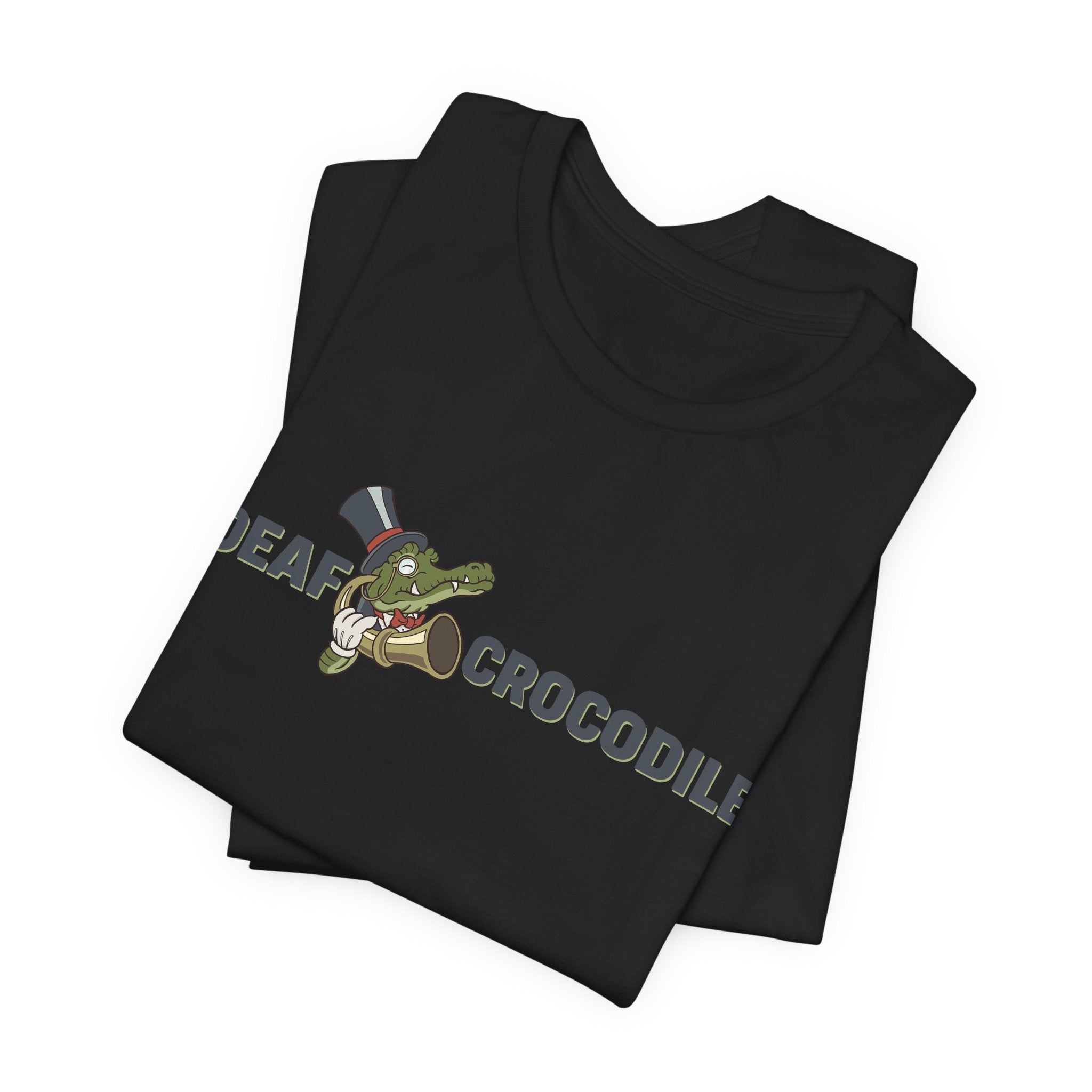 Deaf Crocodile Bella + Canvas 3001 Tee