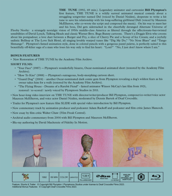 Bill Plympton's The Tune Blu-ray – Deaf Crocodile Shop