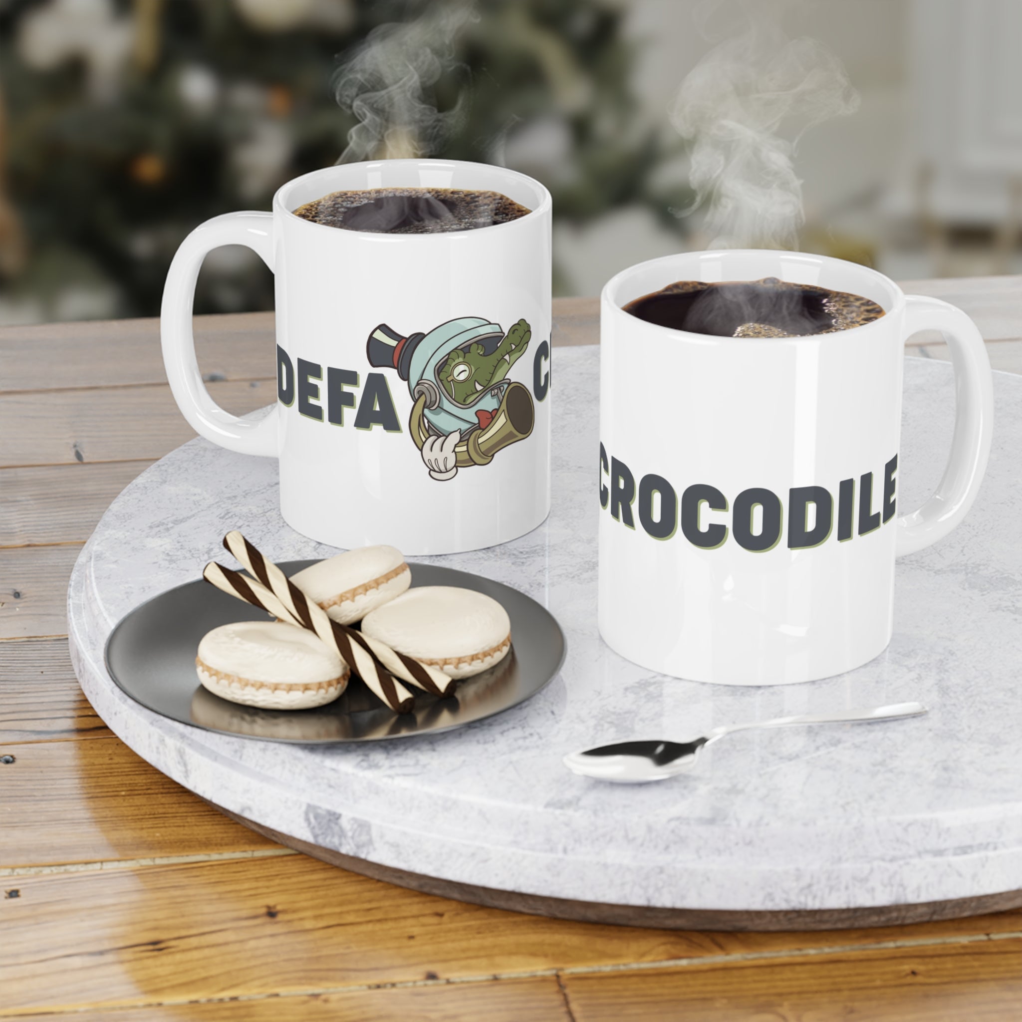 "DEFA" Crocodile Mug