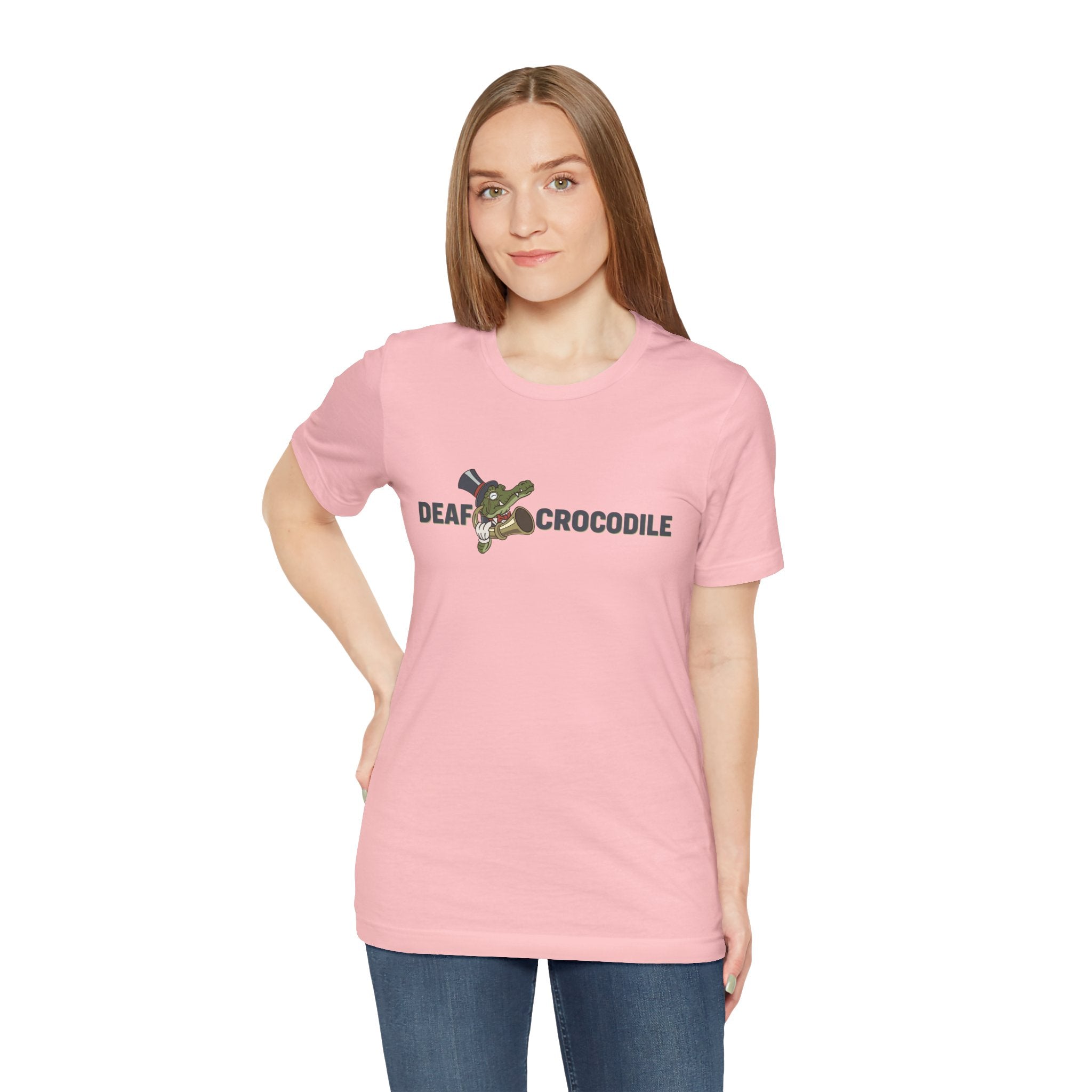 Deaf Crocodile Bella + Canvas 3001 Tee