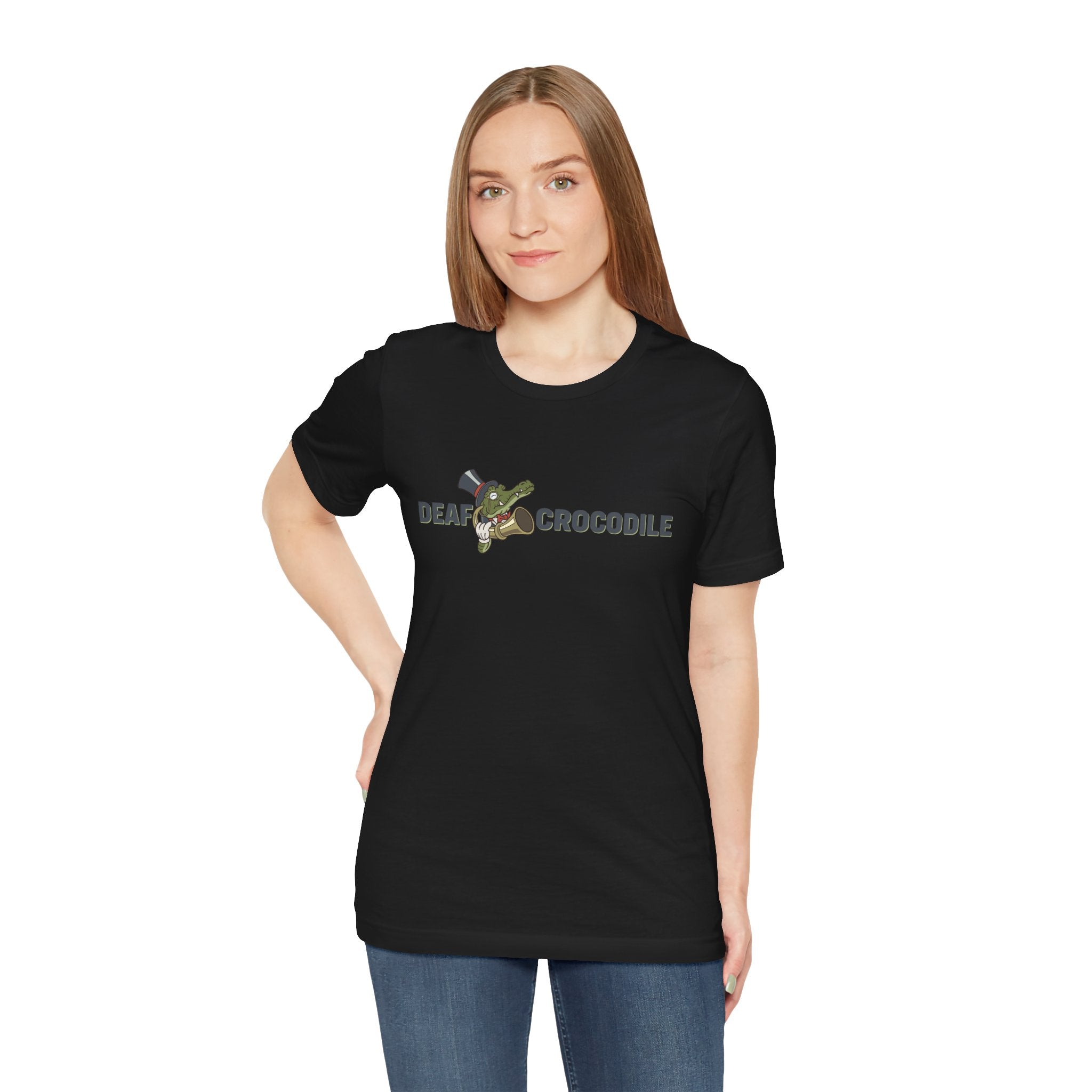 Deaf Crocodile Bella + Canvas 3001 Tee