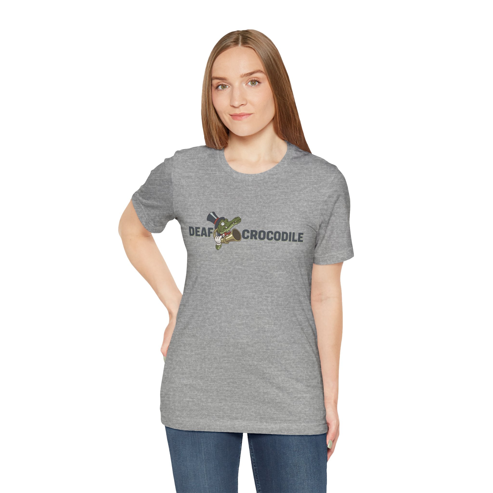 Deaf Crocodile Bella + Canvas 3001 Tee