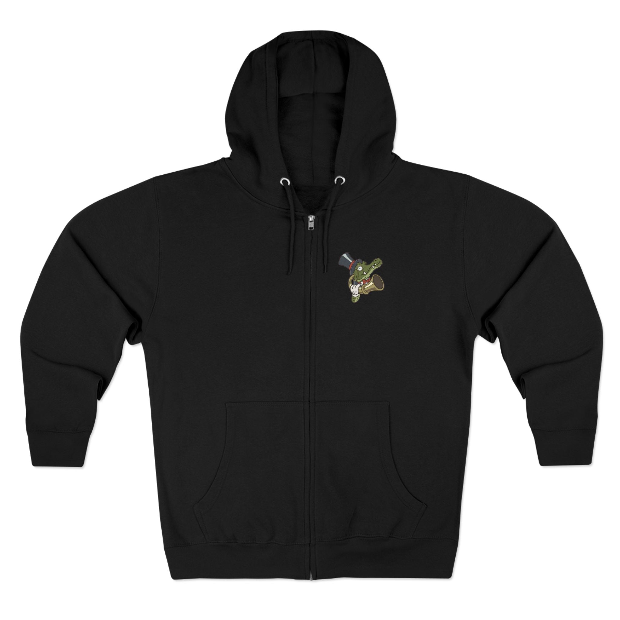 Deaf Crocodile Premium full zip hoodie