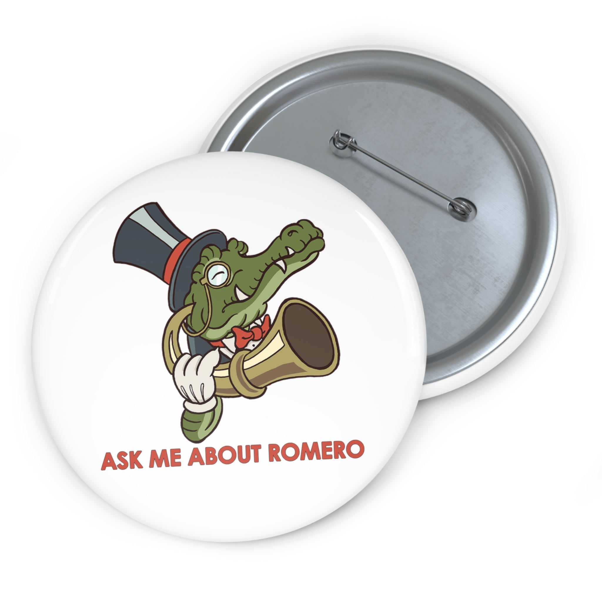 Ask Me About Romero Button