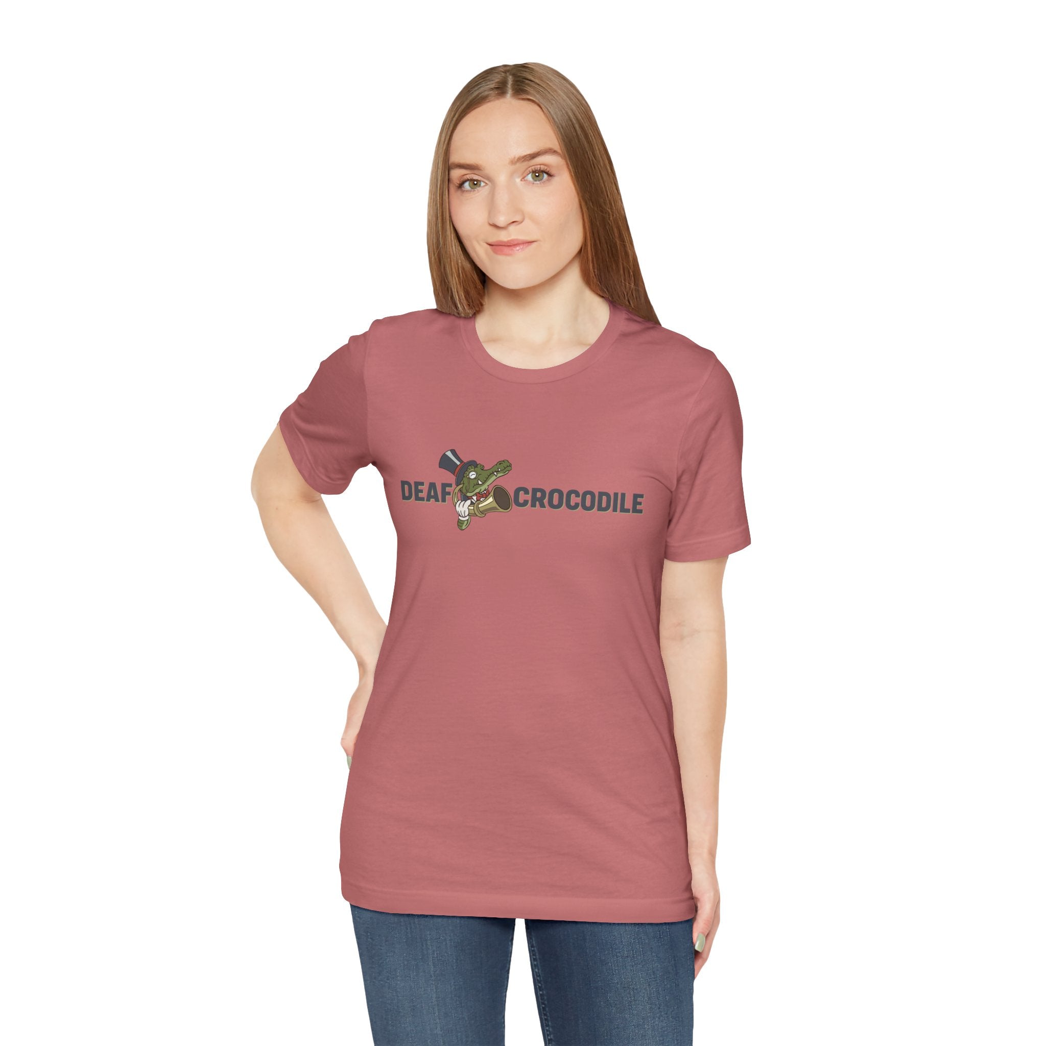 Deaf Crocodile Bella + Canvas 3001 Tee