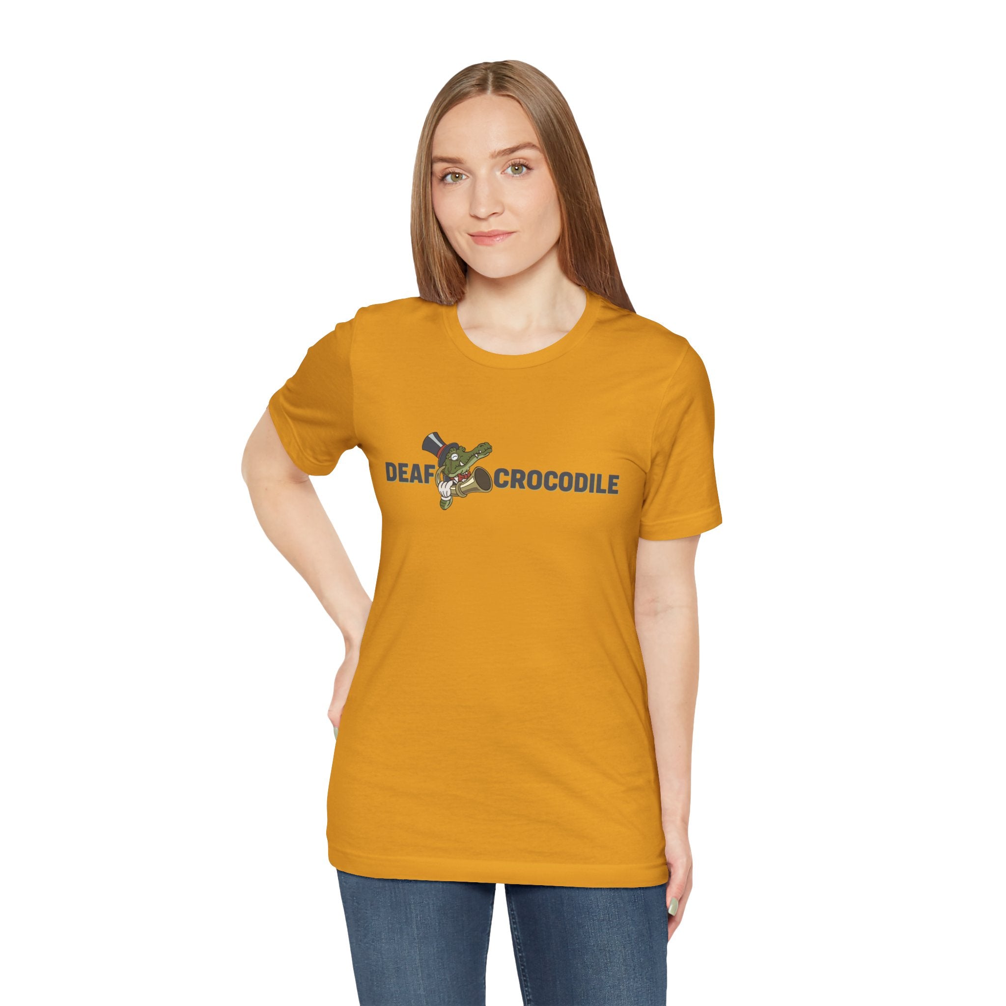 Deaf Crocodile Bella + Canvas 3001 Tee
