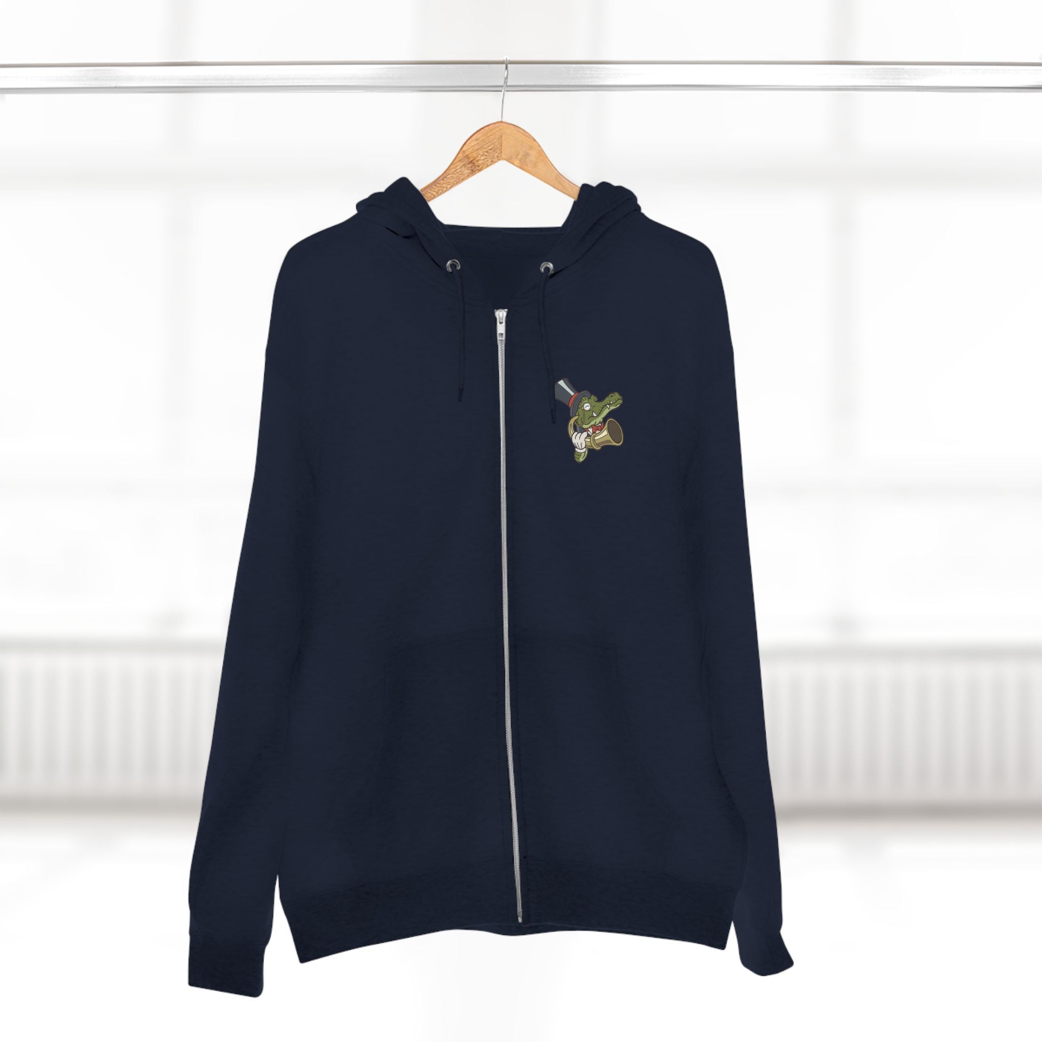 Deaf Crocodile Premium full zip hoodie