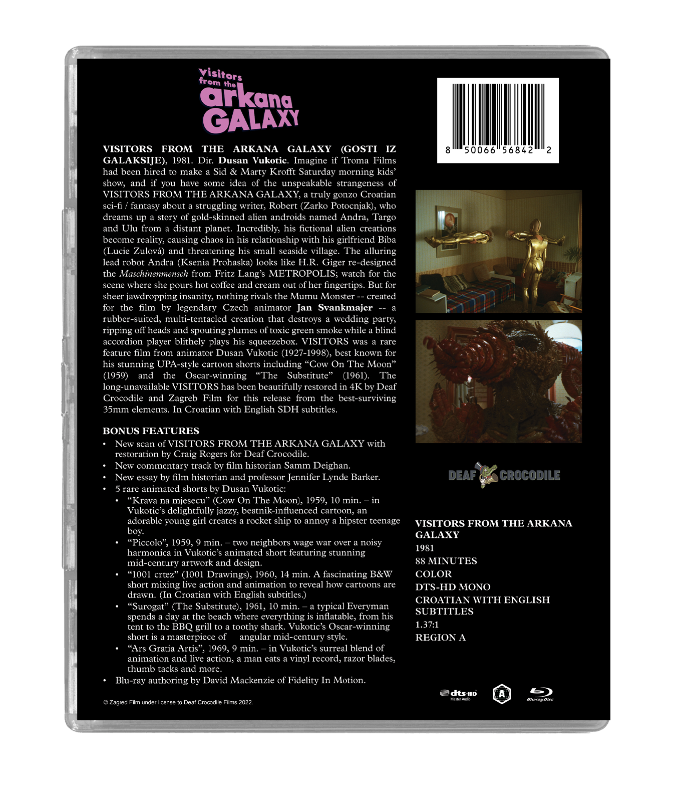 Visitors from the Arkana Galaxy Blu-ray - LIMITED SLIPCOVER EDITION