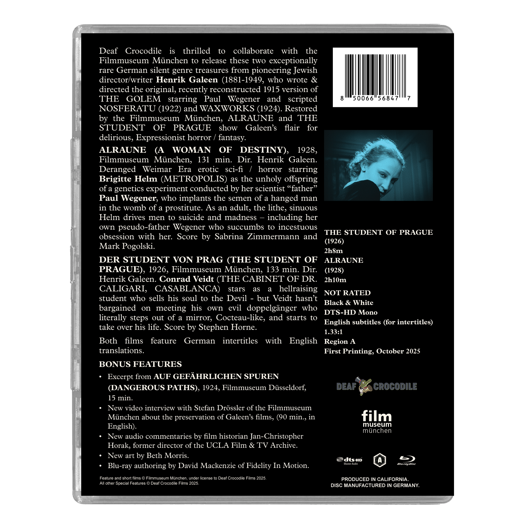 ALRAUNE + THE STUDENT OF PRAGUE - Deluxe Limited Edition