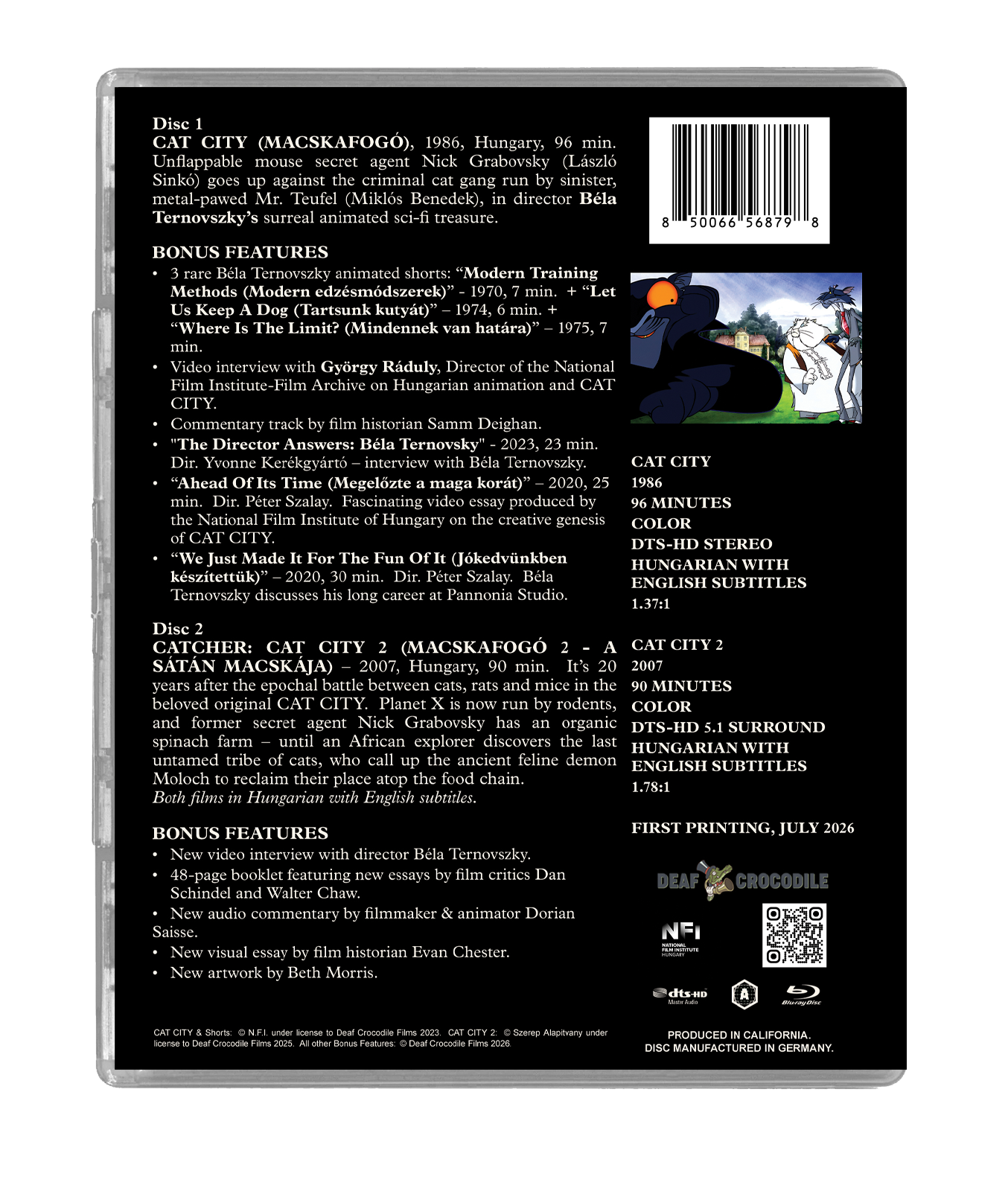 THE CAT CITY COLLECTION - 2-Disc (Slipcover Edition)