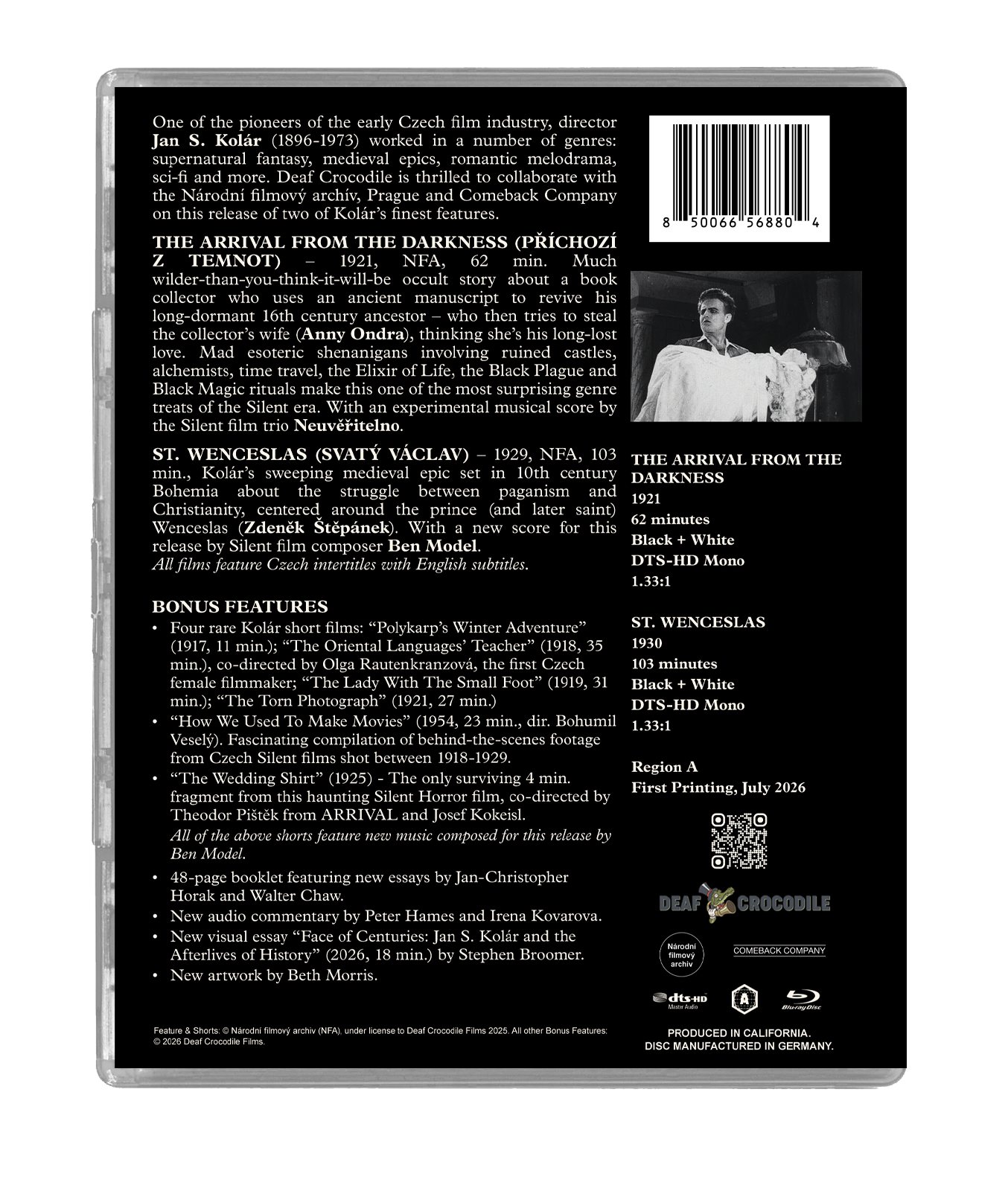 THE ARRIVAL FROM THE DARKNESS + ST. WENCESLAS - 2-Disc (Slipcover Edition)