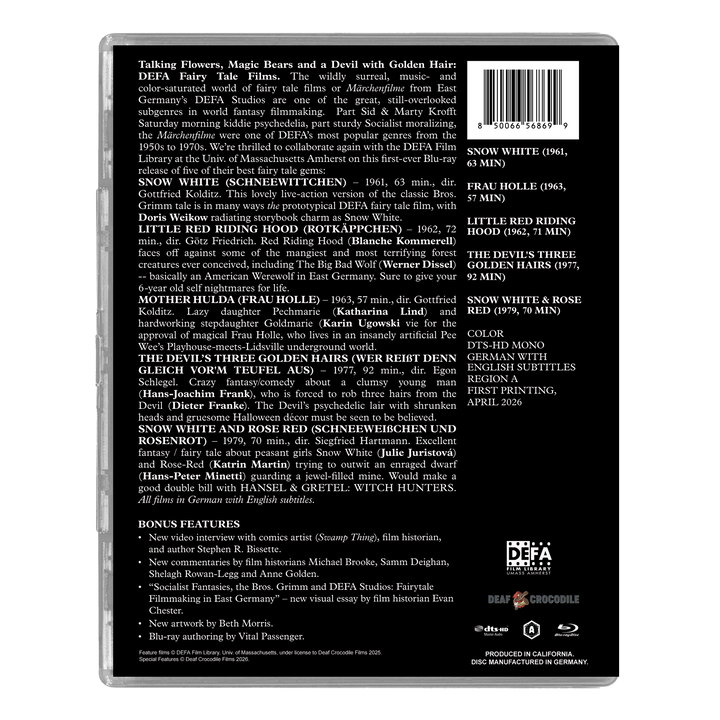 DEFA FAIRY TALES 4-DISC BOX SET - DELUXE LIMITED EDITION – Deaf ...
