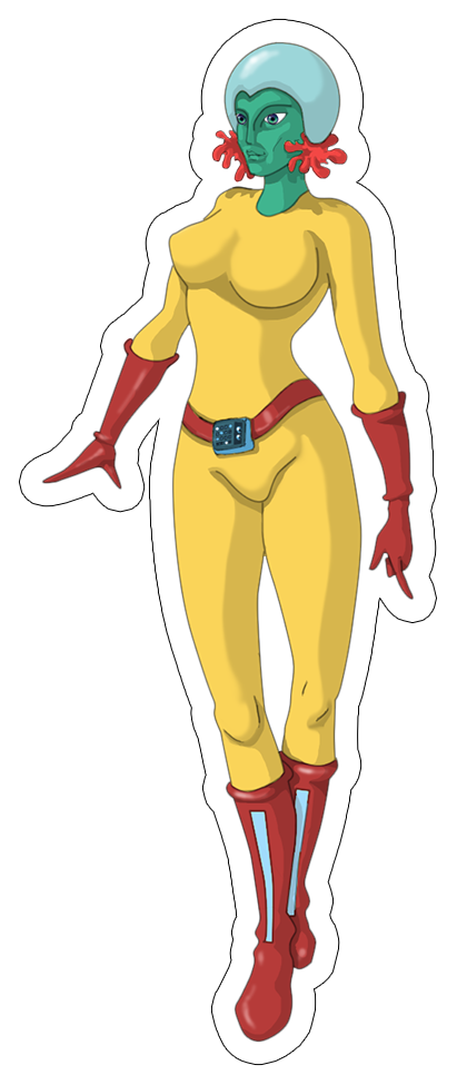 Delta Space Mission Alma Sticker