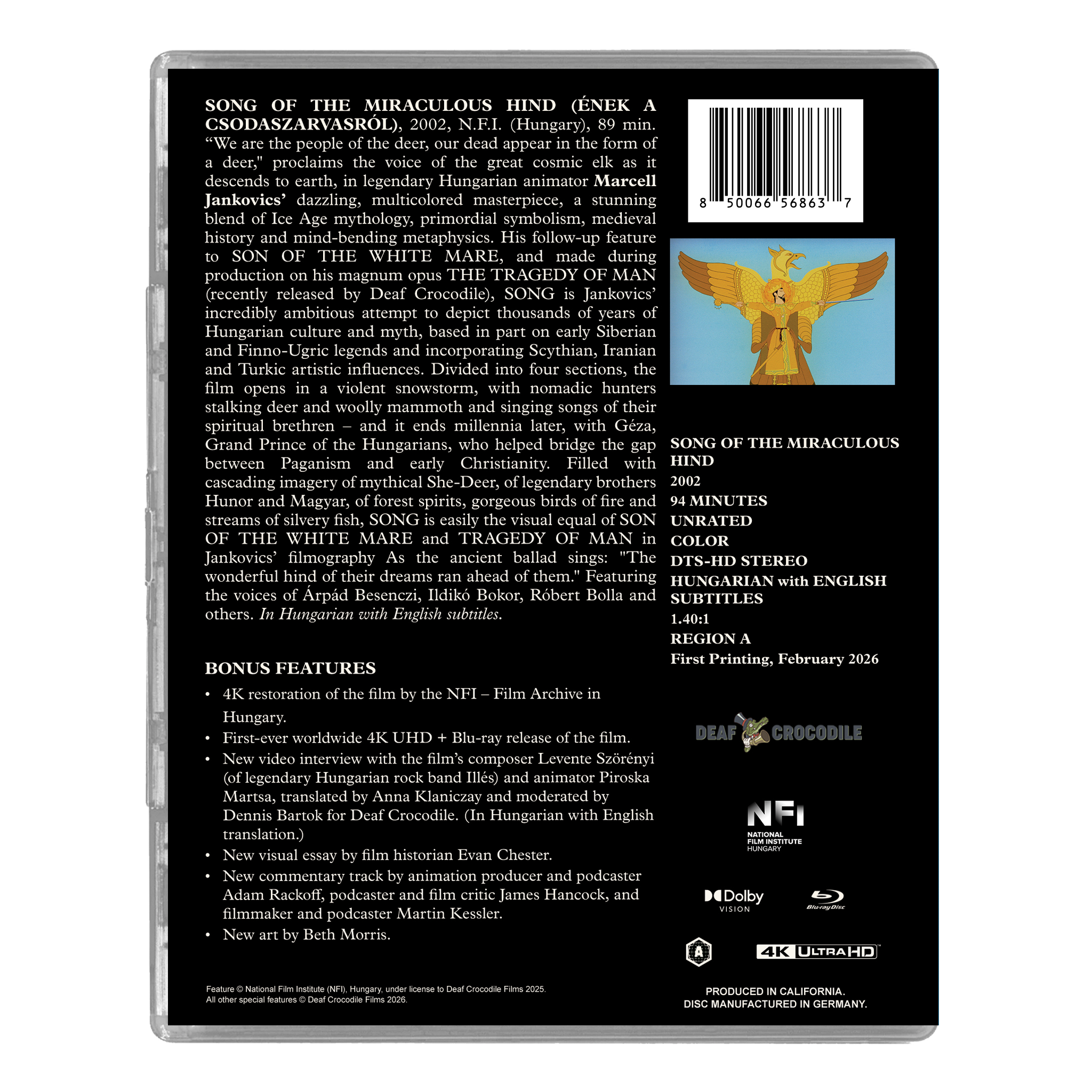 SONG OF THE MIRACULOUS HIND - Deluxe Limited Edition – Deaf SONG OF THE MIRACULOUS HIND - Deluxe Limited Edition – Deaf