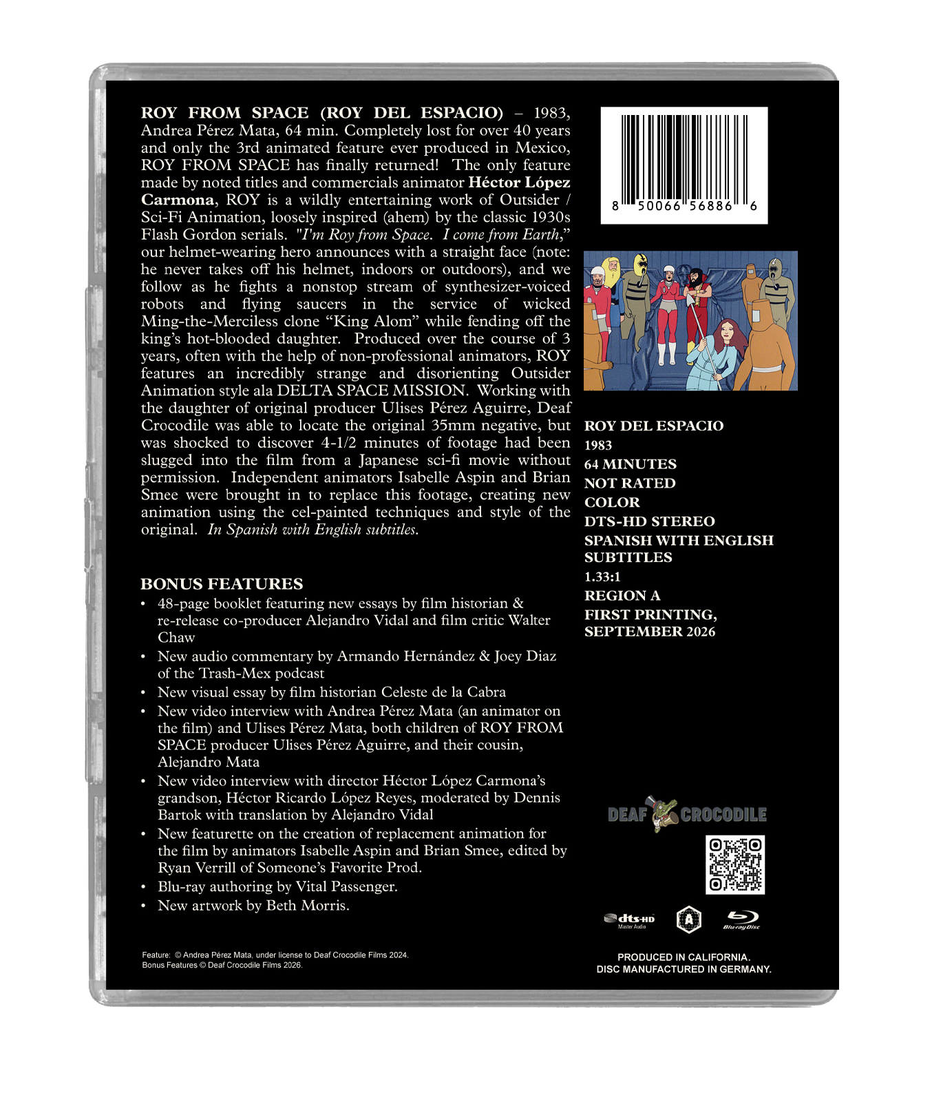ROY DEL ESPACIO Limited Slipcover Edition (PRE-ORDER)