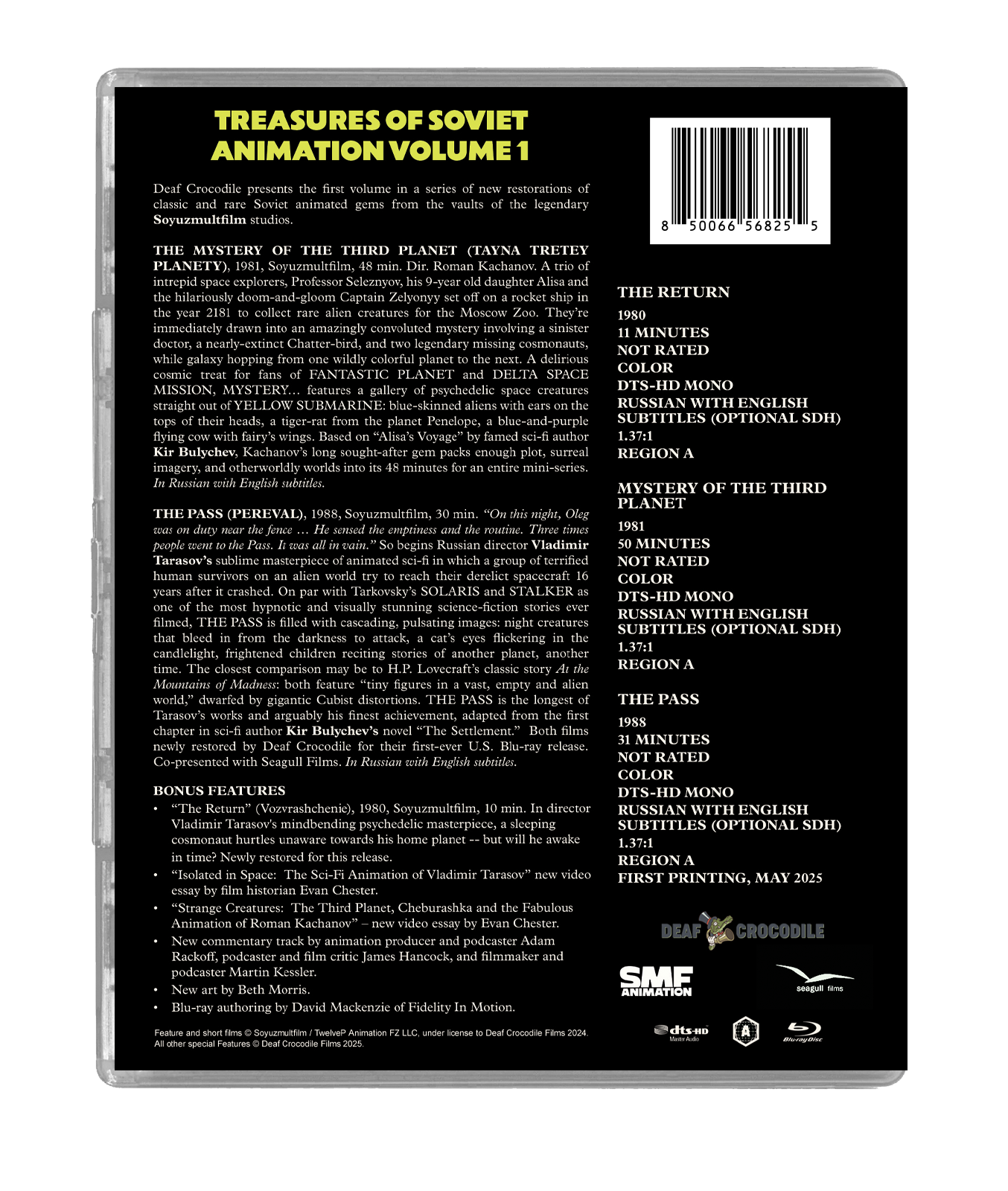 Treasures of Soviet Animation Volume One - Standard Edition