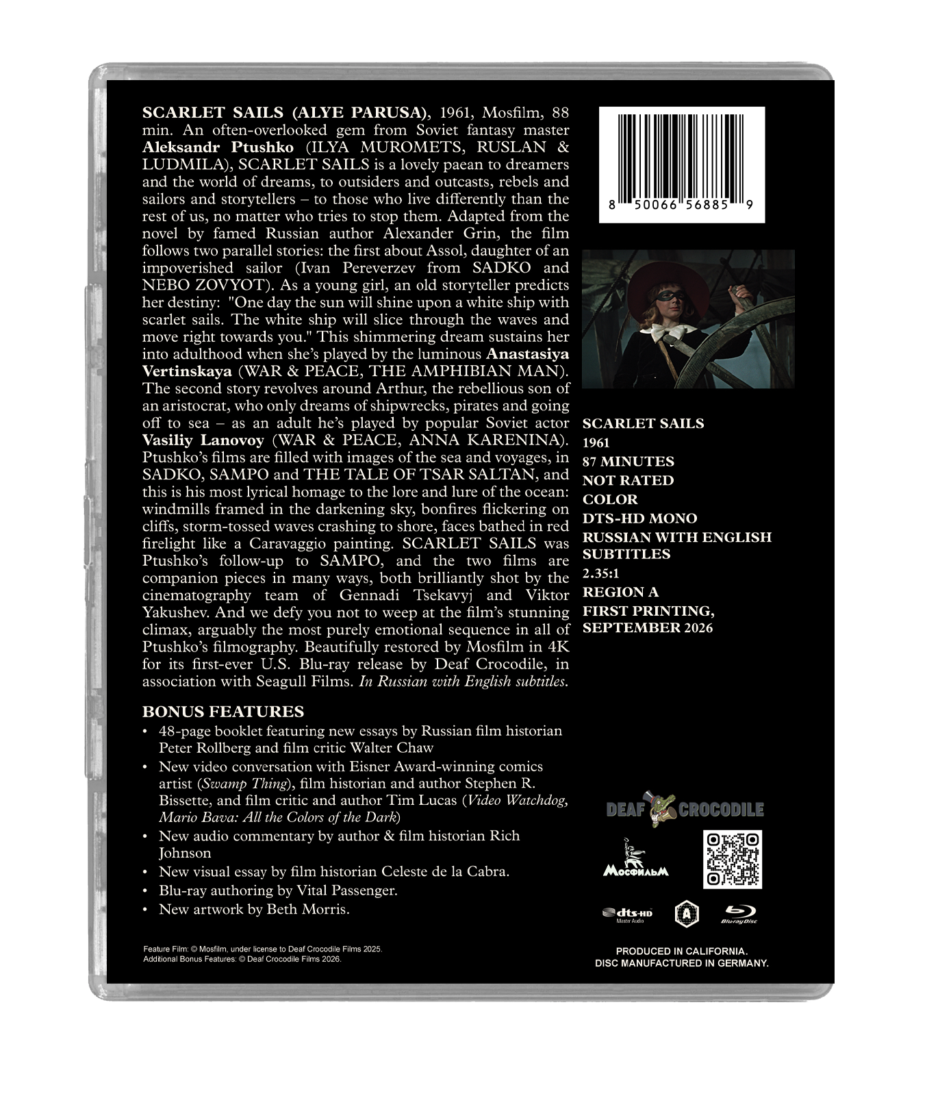 SCARLET SAILS Limited Slipcover Edition (PRE-ORDER)