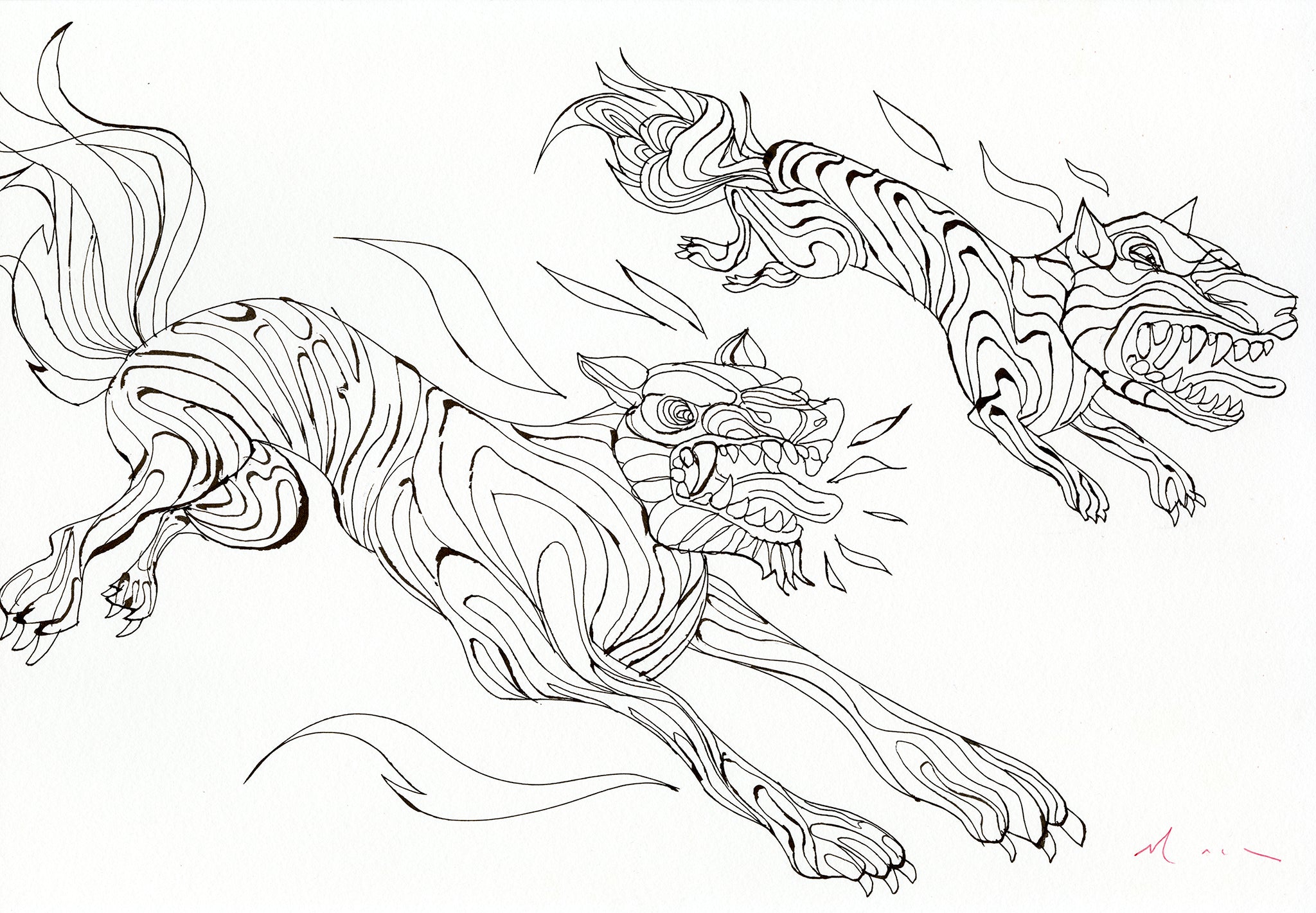 THE SAVAGE HUNT OF KING STAKH - DAVID MACK ORIGINAL ARTWORK 3